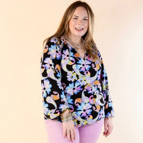 Emily Wonder Seriously Sweet Floral Top - Picture 4 of 6